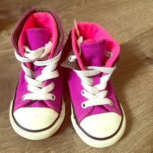 Double high top chucks